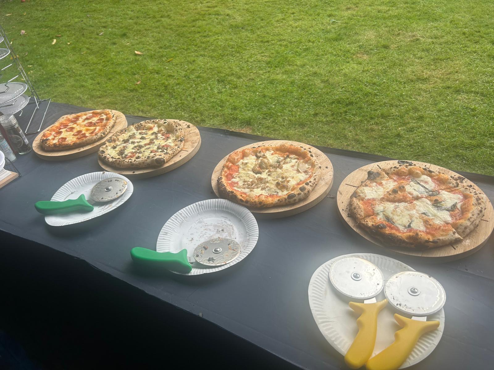 Happy customers at a party event